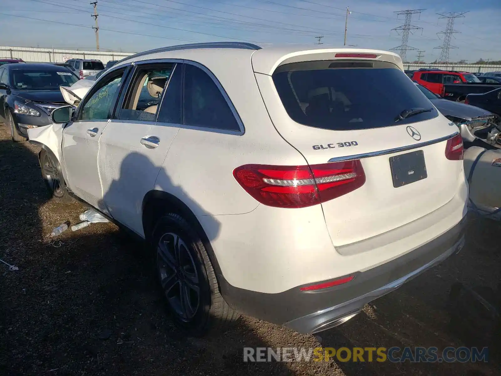 3 Photograph of a damaged car WDC0G4KB1KV138003 MERCEDES-BENZ GLC-CLASS 2019