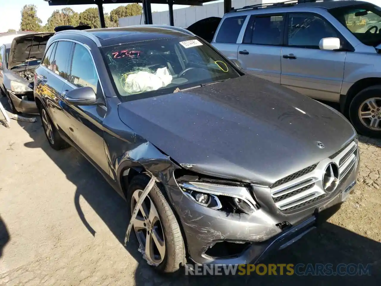 1 Photograph of a damaged car WDC0G4KB1KV152547 MERCEDES-BENZ GLC-CLASS 2019