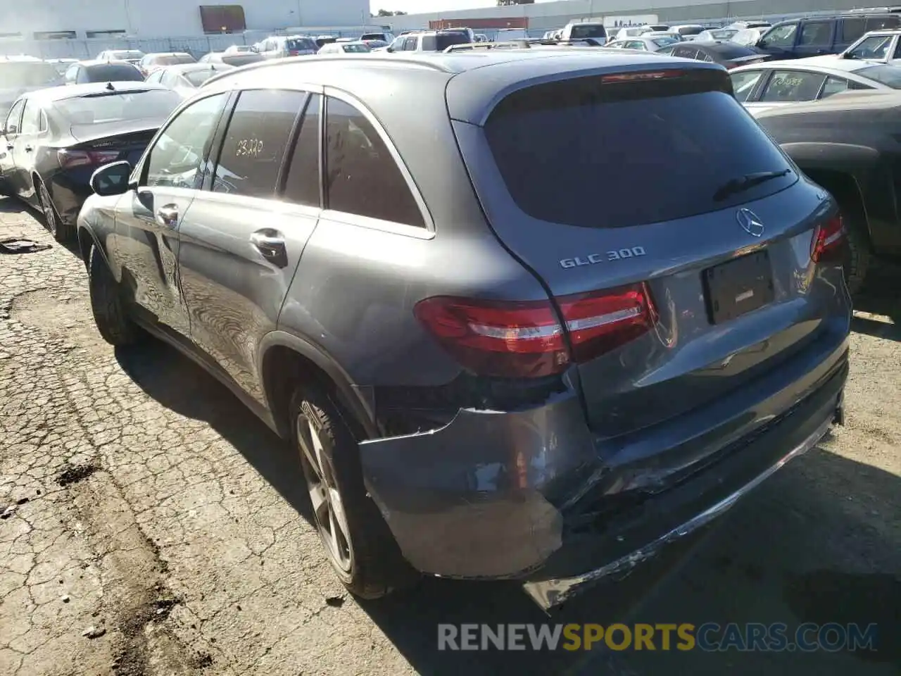 3 Photograph of a damaged car WDC0G4KB1KV152547 MERCEDES-BENZ GLC-CLASS 2019