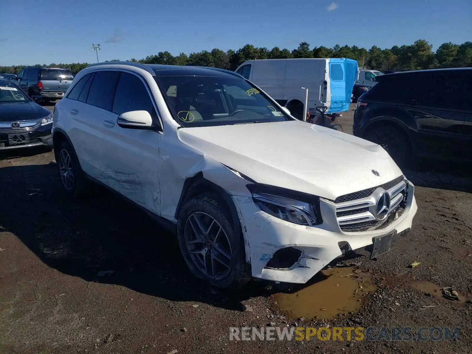 1 Photograph of a damaged car WDC0G4KB1KV165489 MERCEDES-BENZ GLC-CLASS 2019