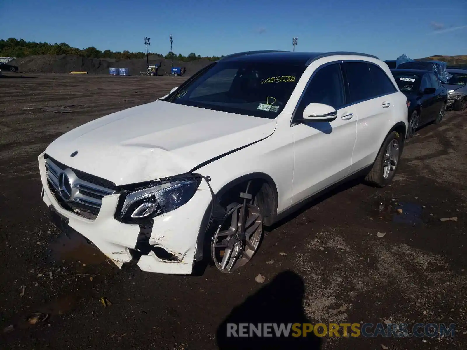 2 Photograph of a damaged car WDC0G4KB1KV165489 MERCEDES-BENZ GLC-CLASS 2019