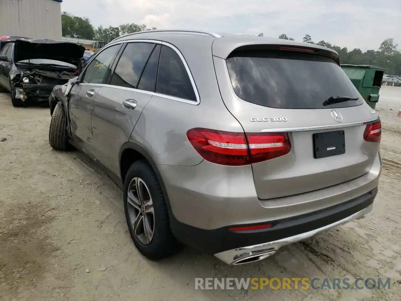 3 Photograph of a damaged car WDC0G4KB1KV165945 MERCEDES-BENZ GLC-CLASS 2019