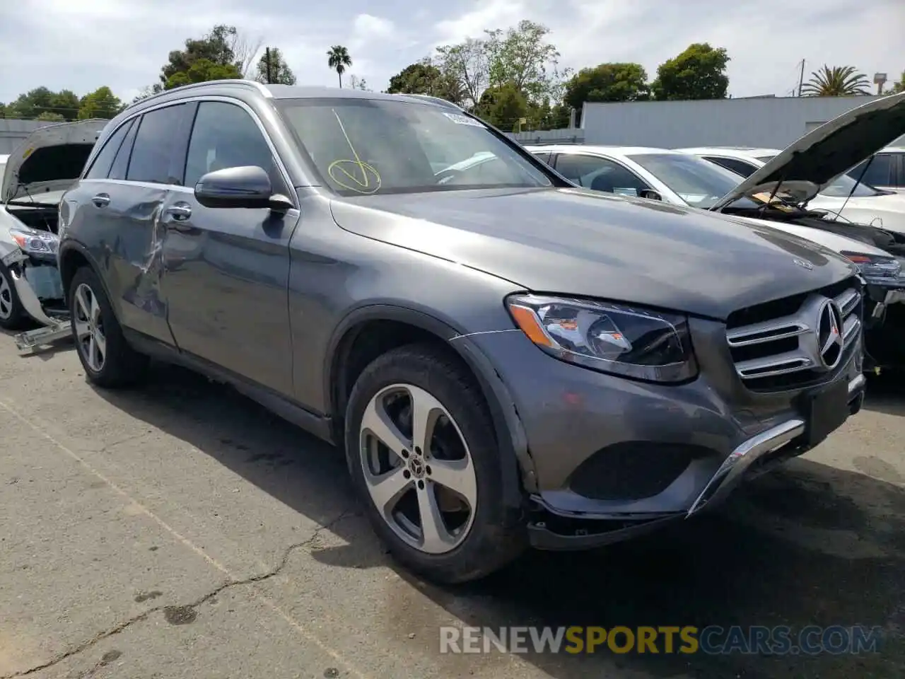 1 Photograph of a damaged car WDC0G4KB1KV193258 MERCEDES-BENZ GLC-CLASS 2019