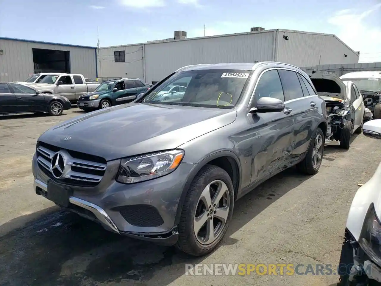 2 Photograph of a damaged car WDC0G4KB1KV193258 MERCEDES-BENZ GLC-CLASS 2019