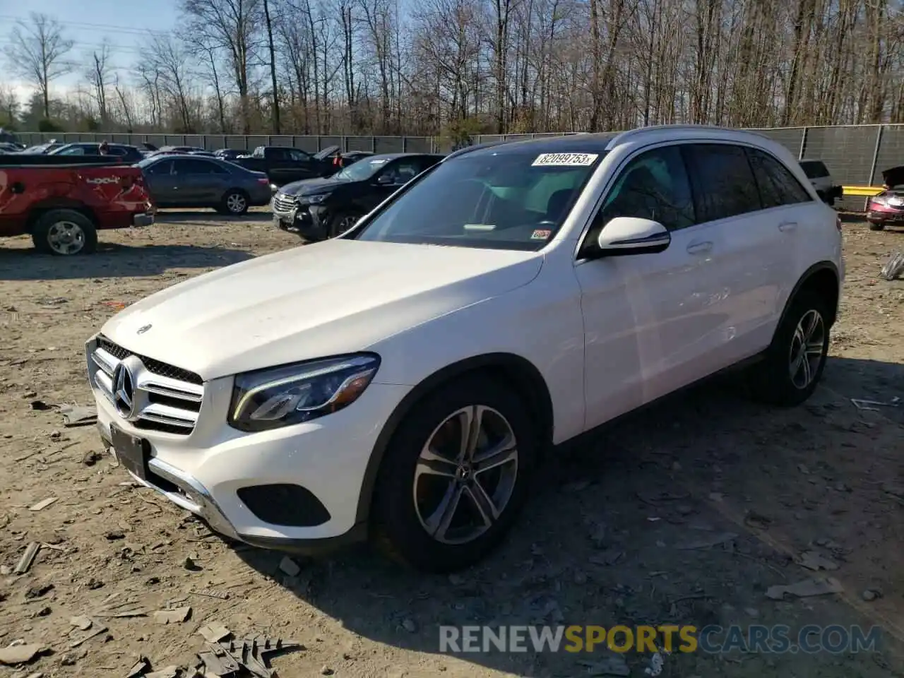 1 Photograph of a damaged car WDC0G4KB1KV195866 MERCEDES-BENZ GLC-CLASS 2019