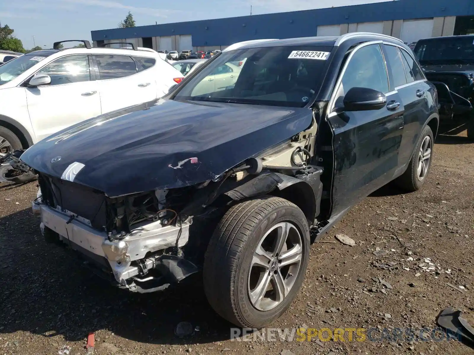 2 Photograph of a damaged car WDC0G4KB1KV197133 MERCEDES-BENZ GLC-CLASS 2019