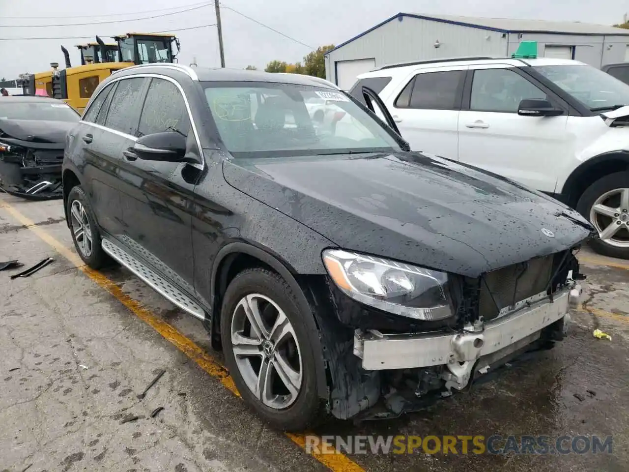 1 Photograph of a damaged car WDC0G4KB2KF583117 MERCEDES-BENZ GLC-CLASS 2019