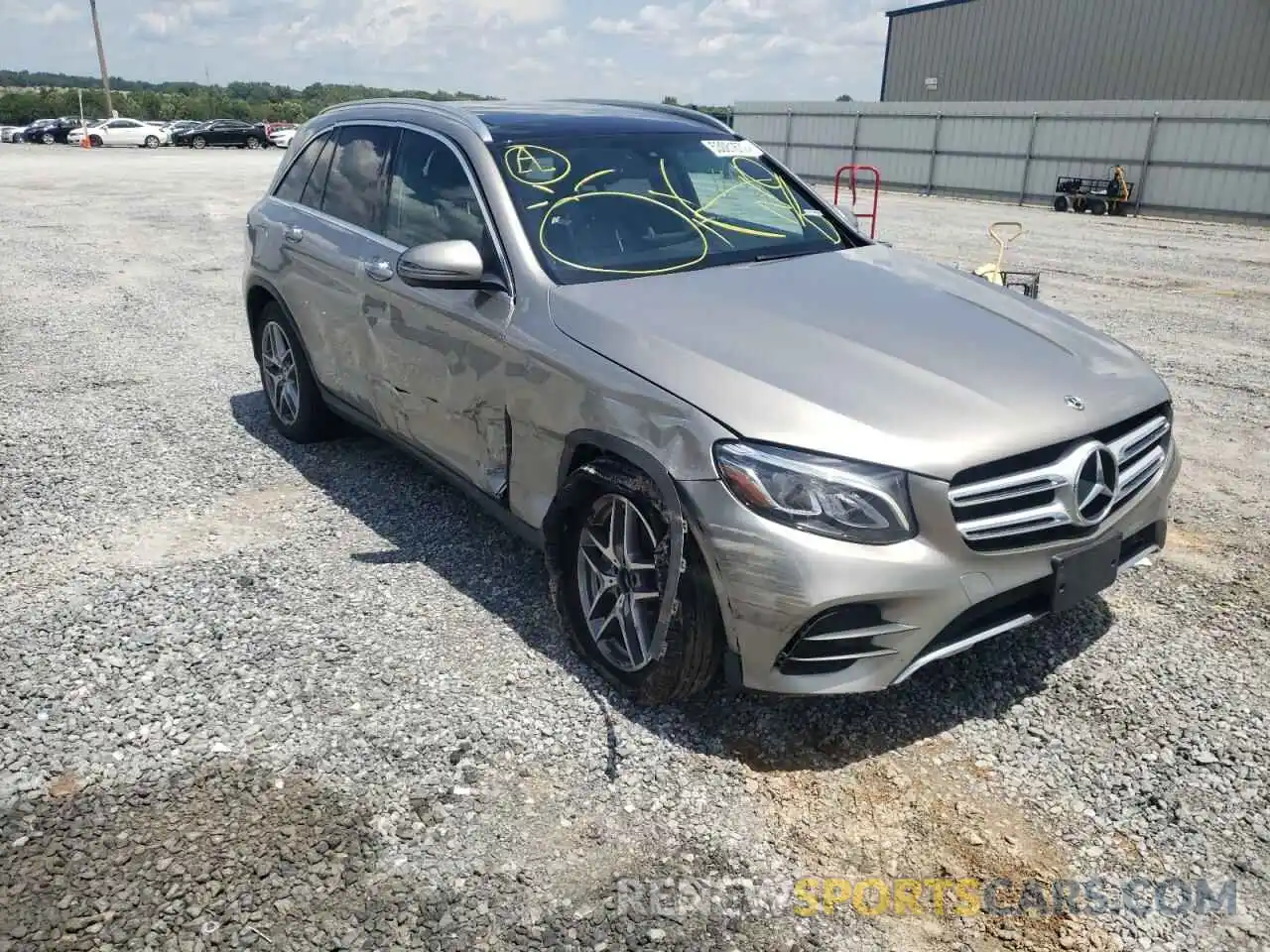 1 Photograph of a damaged car WDC0G4KB2KV145882 MERCEDES-BENZ GLC-CLASS 2019