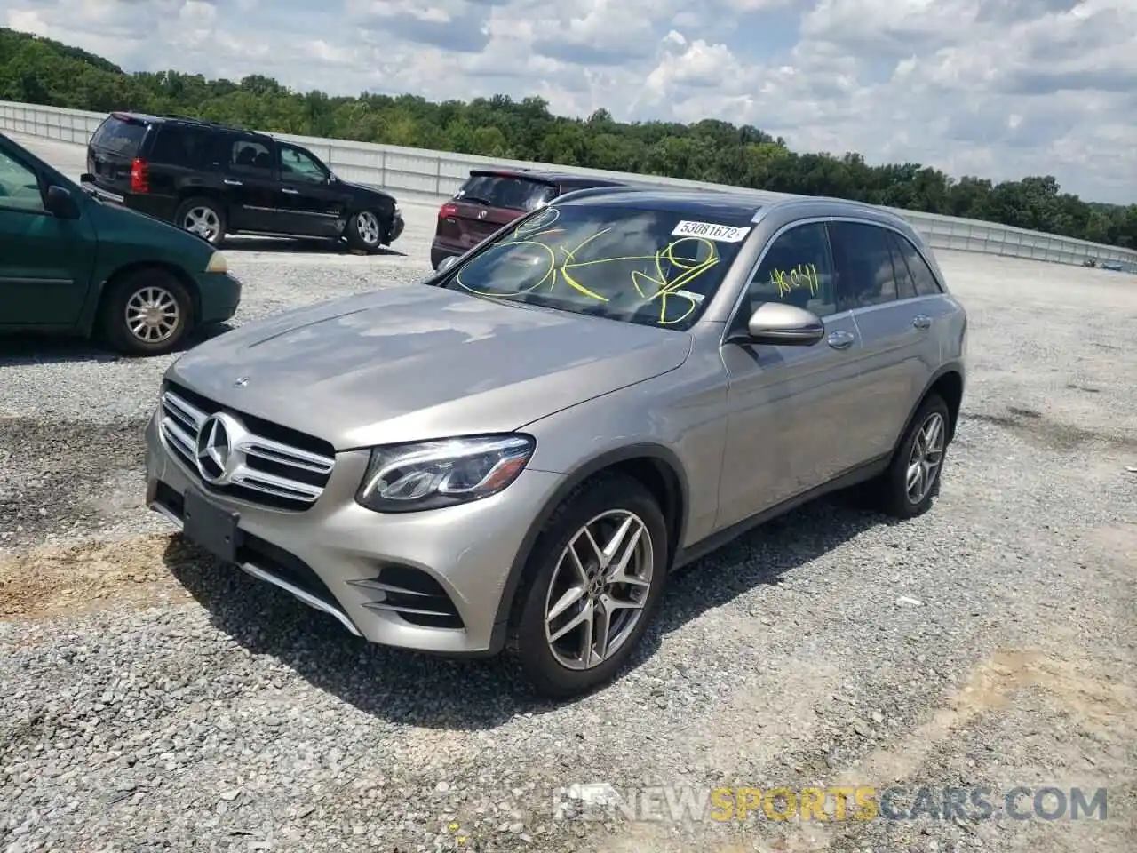 2 Photograph of a damaged car WDC0G4KB2KV145882 MERCEDES-BENZ GLC-CLASS 2019