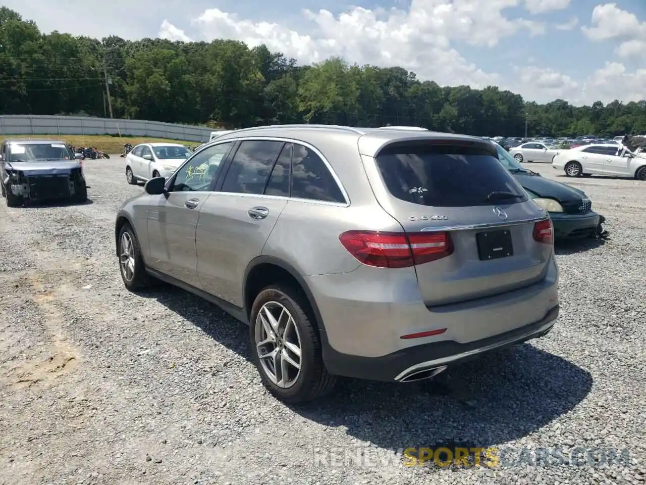 3 Photograph of a damaged car WDC0G4KB2KV145882 MERCEDES-BENZ GLC-CLASS 2019