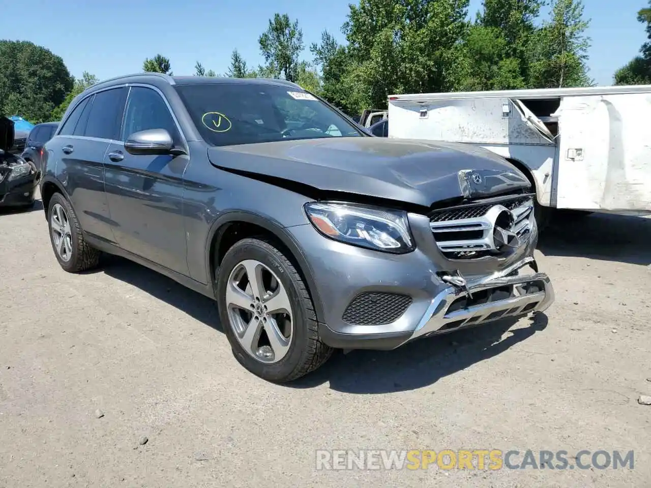 1 Photograph of a damaged car WDC0G4KB2KV152038 MERCEDES-BENZ GLC-CLASS 2019