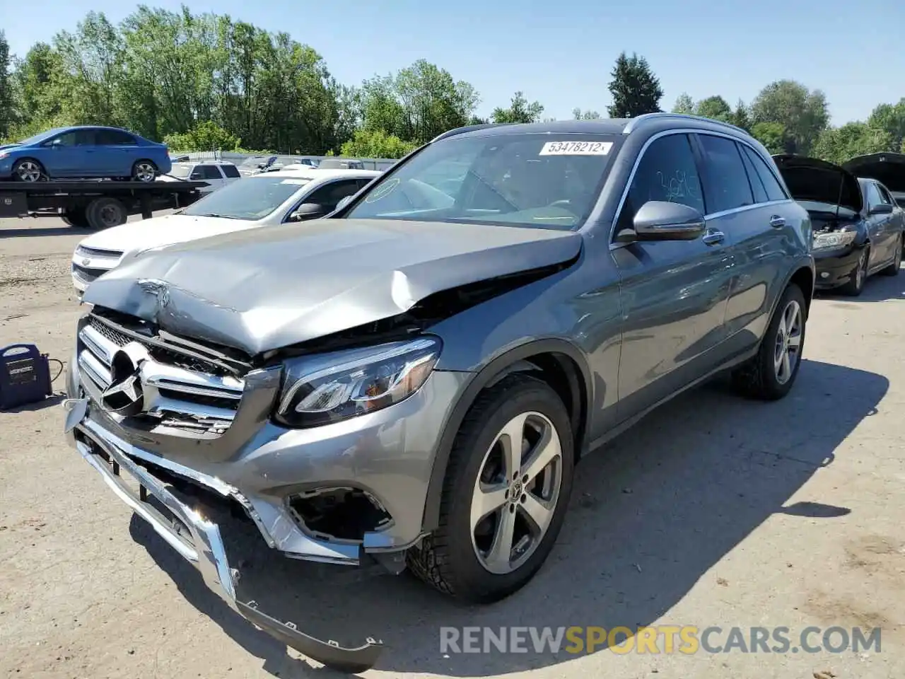 2 Photograph of a damaged car WDC0G4KB2KV152038 MERCEDES-BENZ GLC-CLASS 2019