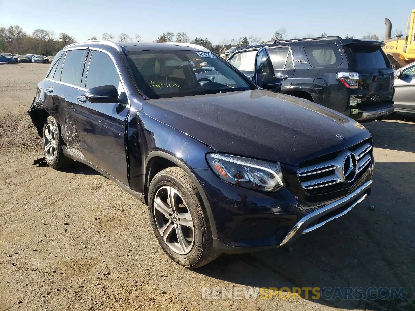 1 Photograph of a damaged car WDC0G4KB2KV163556 MERCEDES-BENZ GLC-CLASS 2019