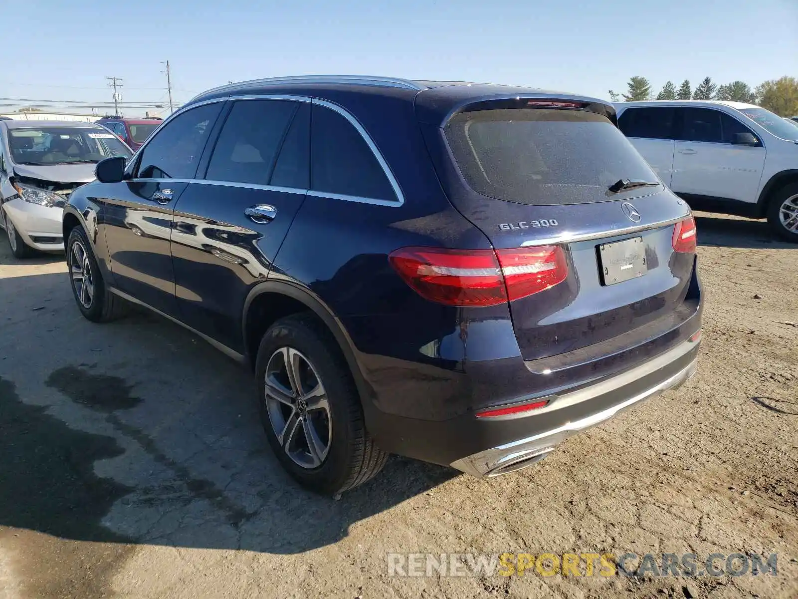 3 Photograph of a damaged car WDC0G4KB2KV163556 MERCEDES-BENZ GLC-CLASS 2019