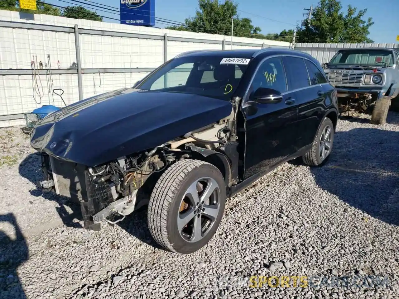 2 Photograph of a damaged car WDC0G4KB2KV163928 MERCEDES-BENZ GLC-CLASS 2019