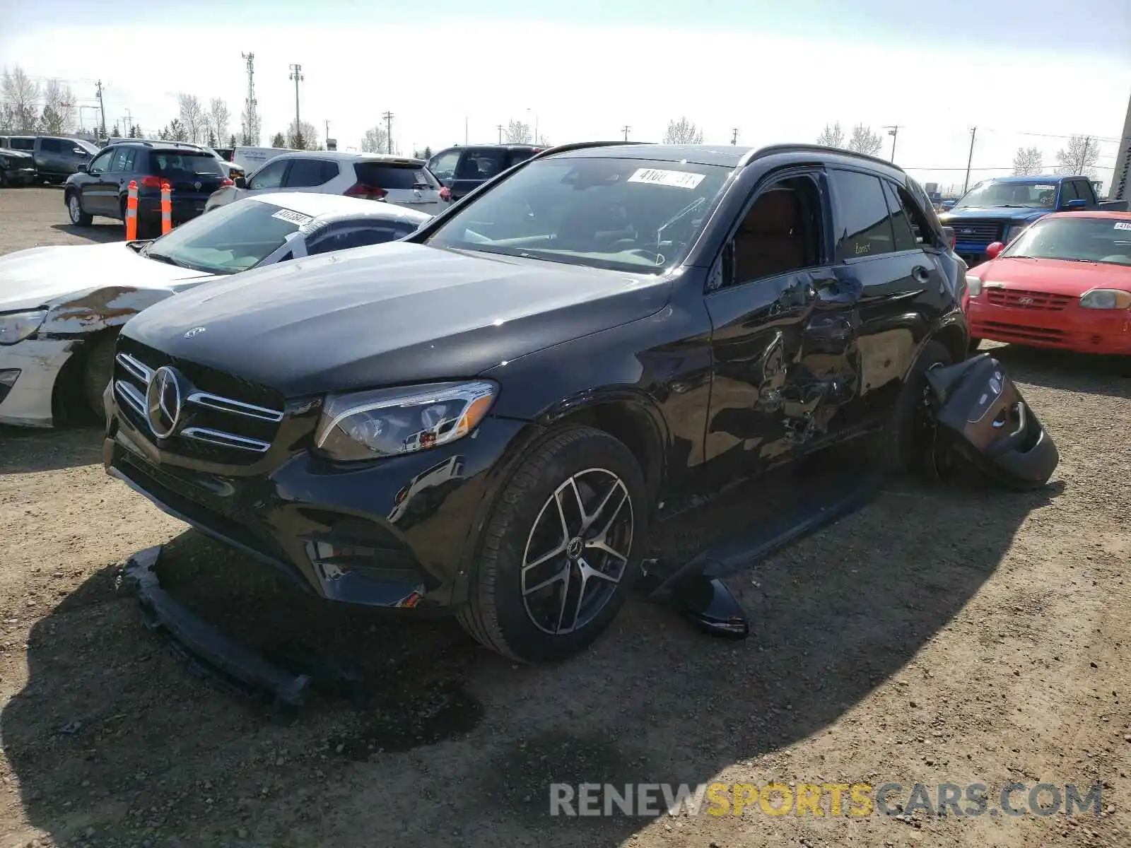 2 Photograph of a damaged car WDC0G4KB2KV177571 MERCEDES-BENZ GLC-CLASS 2019