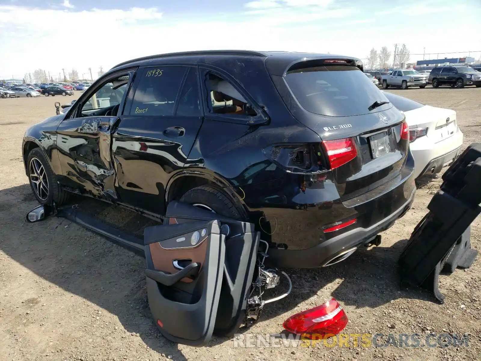 3 Photograph of a damaged car WDC0G4KB2KV177571 MERCEDES-BENZ GLC-CLASS 2019