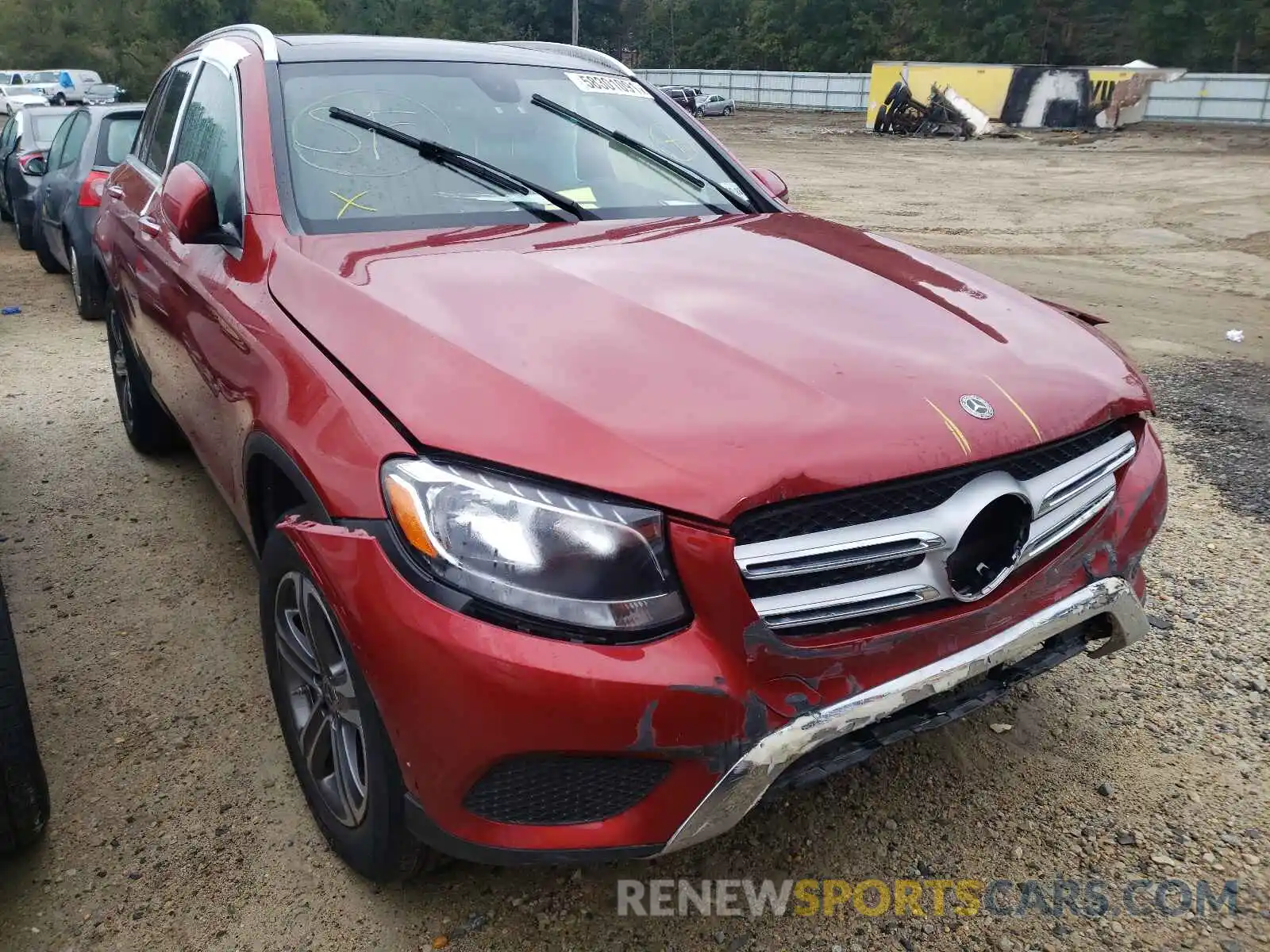 1 Photograph of a damaged car WDC0G4KB3KF500407 MERCEDES-BENZ GLC-CLASS 2019