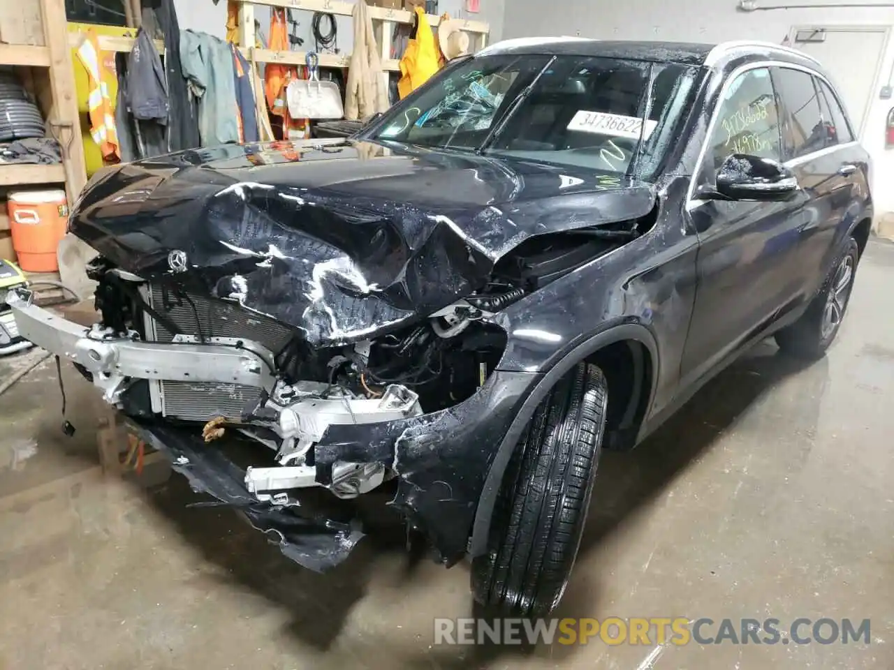 2 Photograph of a damaged car WDC0G4KB3KF632518 MERCEDES-BENZ GLC-CLASS 2019