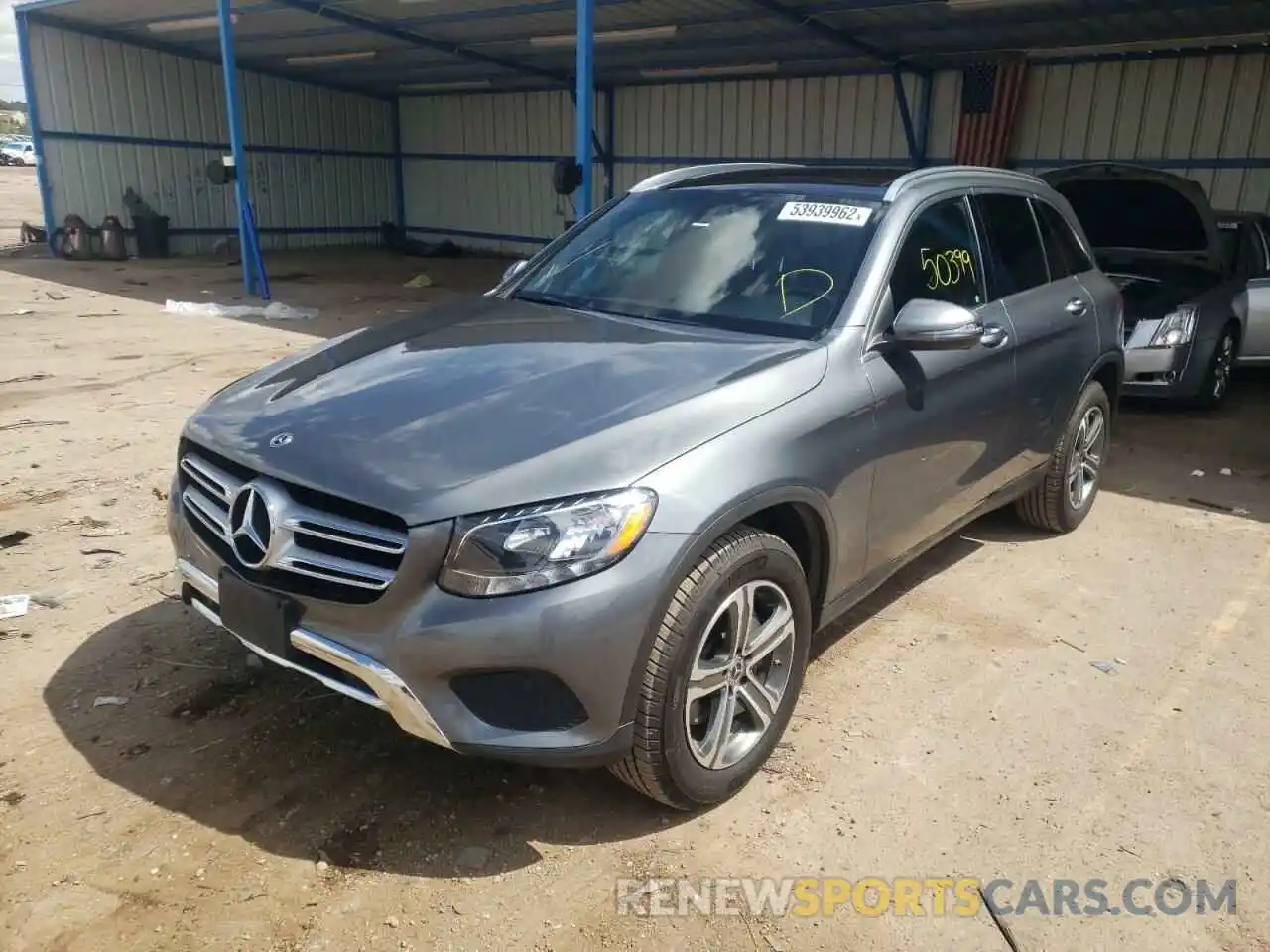 2 Фотография поврежденного автомобиля WDC0G4KB3KV127116 MERCEDES-BENZ GLC-CLASS 2019