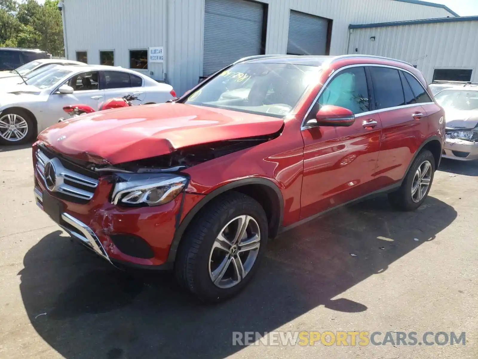 2 Photograph of a damaged car WDC0G4KB3KV148404 MERCEDES-BENZ GLC-CLASS 2019