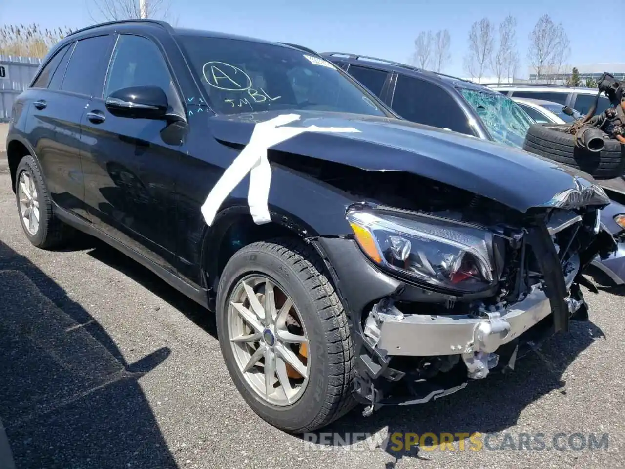 1 Photograph of a damaged car WDC0G4KB3KV152274 MERCEDES-BENZ GLC-CLASS 2019