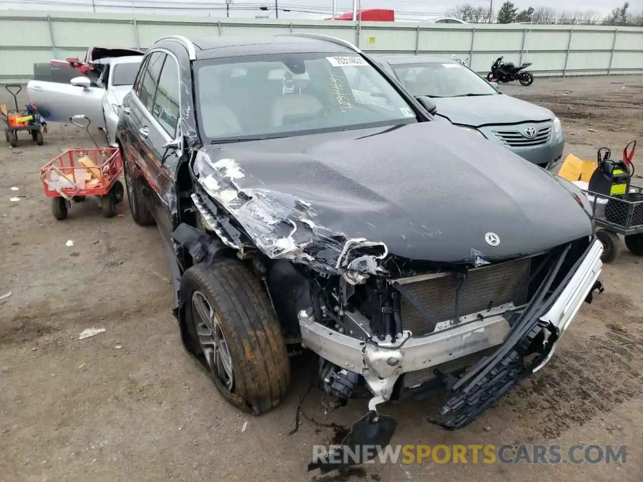 1 Photograph of a damaged car WDC0G4KB3KV155921 MERCEDES-BENZ GLC-CLASS 2019