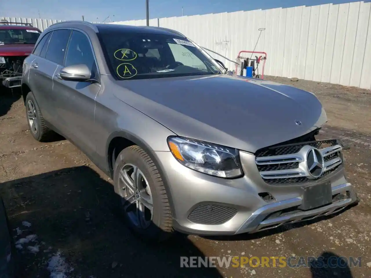 1 Photograph of a damaged car WDC0G4KB3KV166062 MERCEDES-BENZ GLC-CLASS 2019