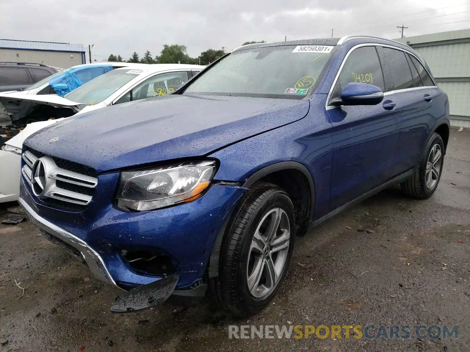 2 Photograph of a damaged car WDC0G4KB3KV167616 MERCEDES-BENZ GLC-CLASS 2019