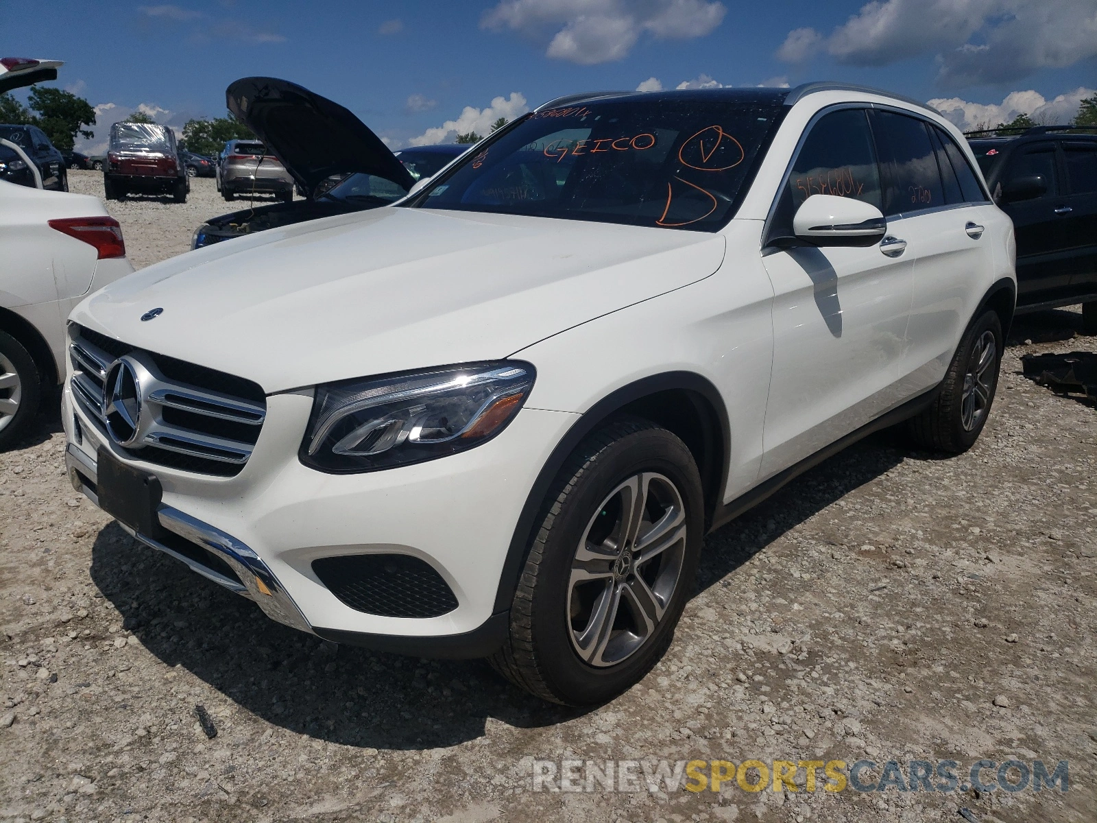 2 Photograph of a damaged car WDC0G4KB4KF577027 MERCEDES-BENZ GLC-CLASS 2019