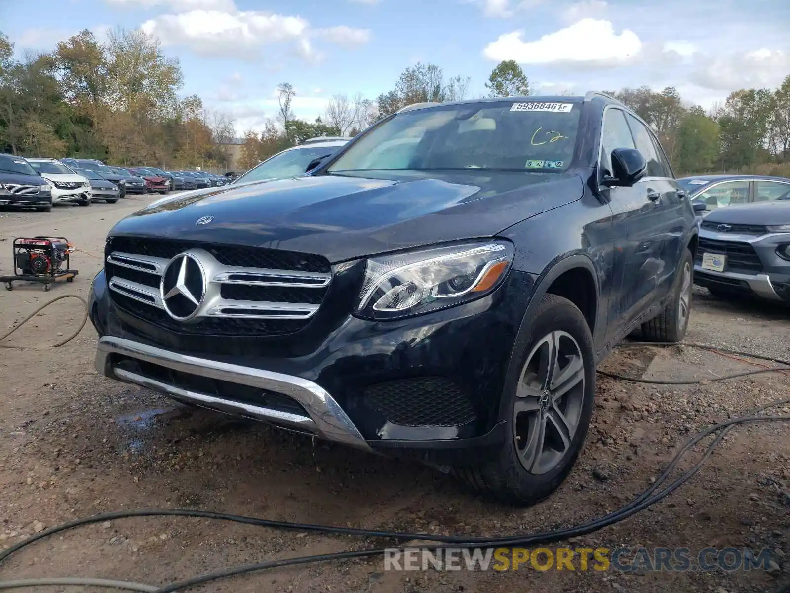 2 Photograph of a damaged car WDC0G4KB4KF604436 MERCEDES-BENZ GLC-CLASS 2019