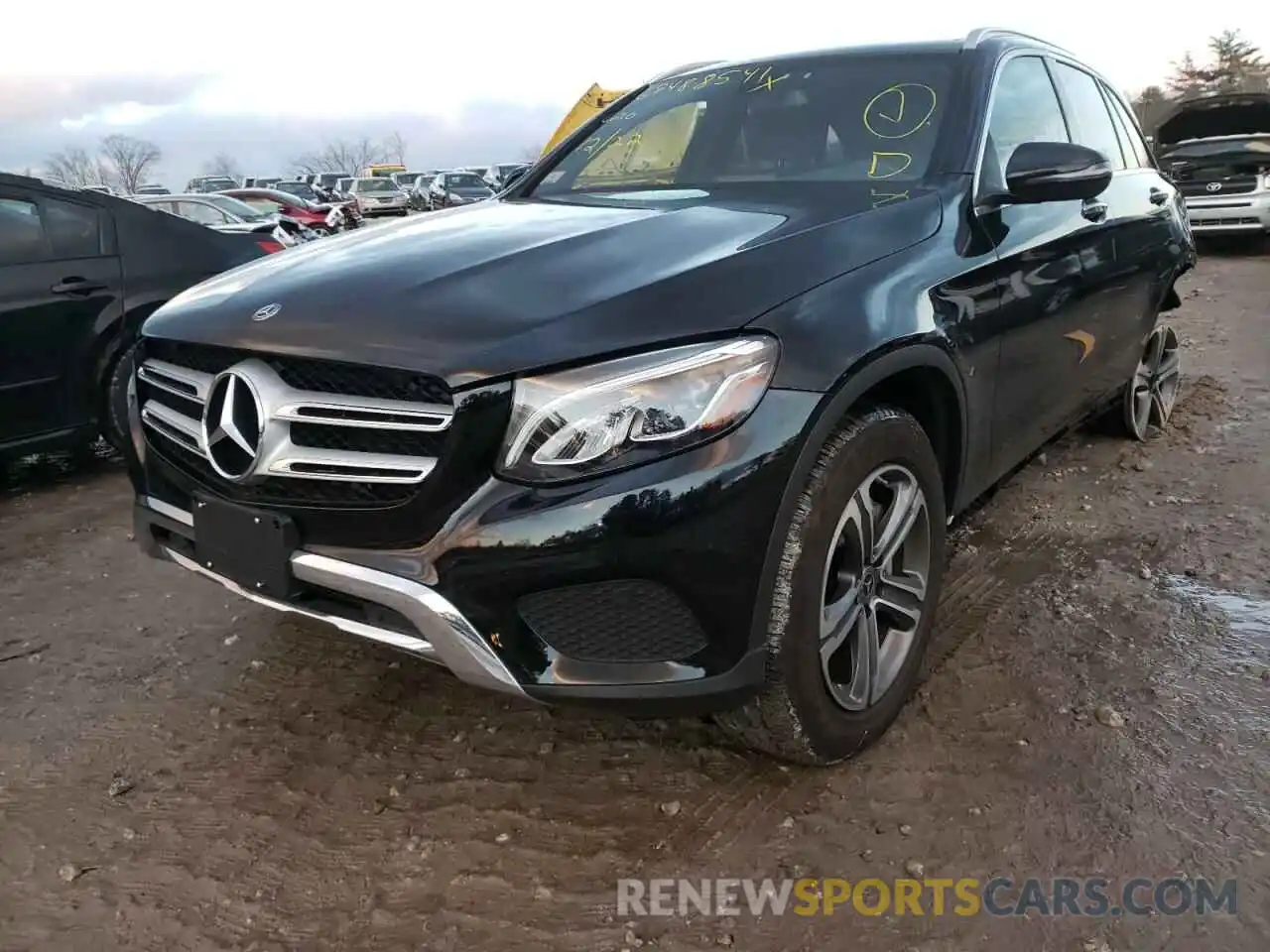 2 Photograph of a damaged car WDC0G4KB4KF633421 MERCEDES-BENZ GLC-CLASS 2019