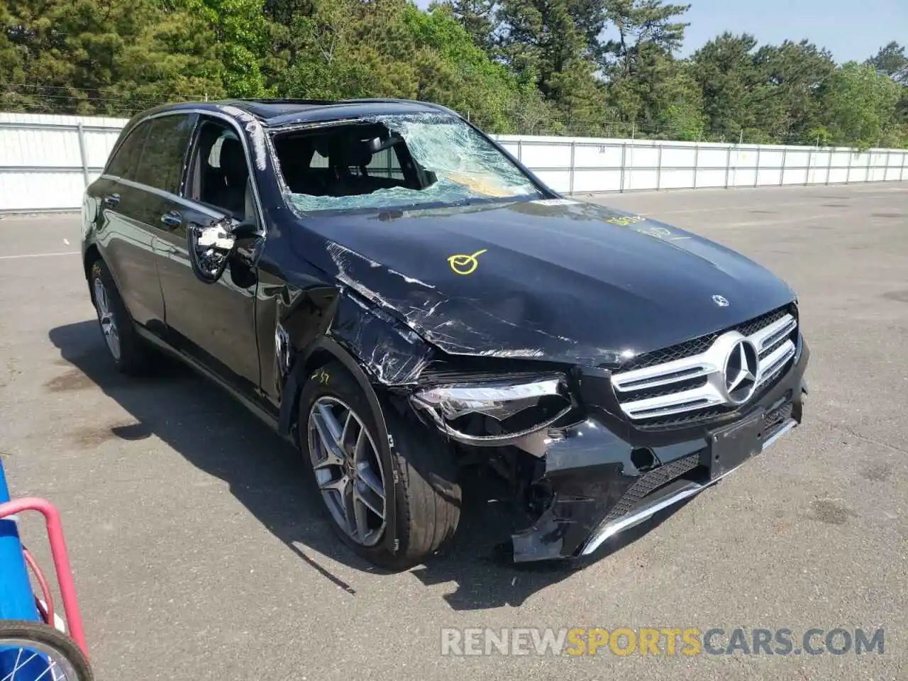 1 Photograph of a damaged car WDC0G4KB4KV126878 MERCEDES-BENZ GLC-CLASS 2019