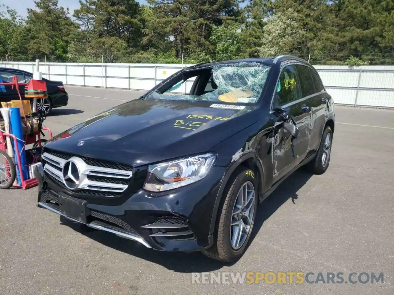 2 Photograph of a damaged car WDC0G4KB4KV126878 MERCEDES-BENZ GLC-CLASS 2019