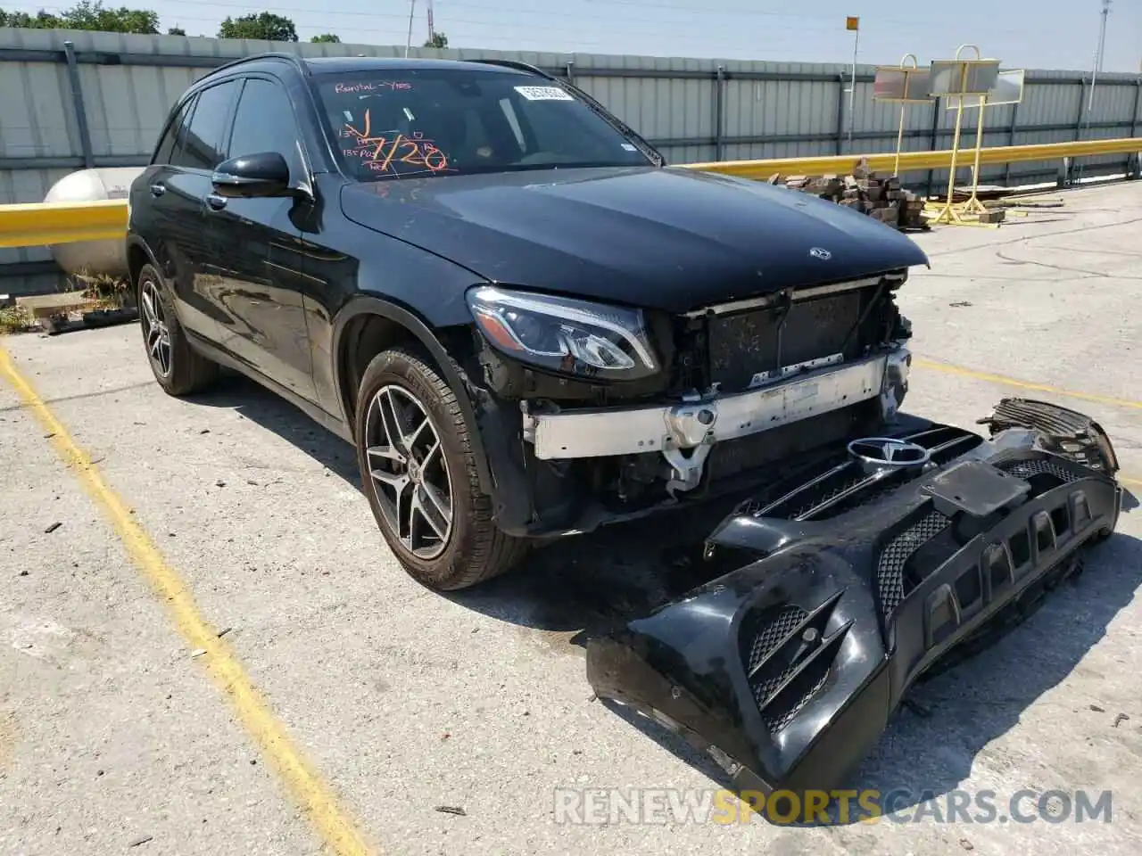 1 Photograph of a damaged car WDC0G4KB4KV131191 MERCEDES-BENZ GLC-CLASS 2019