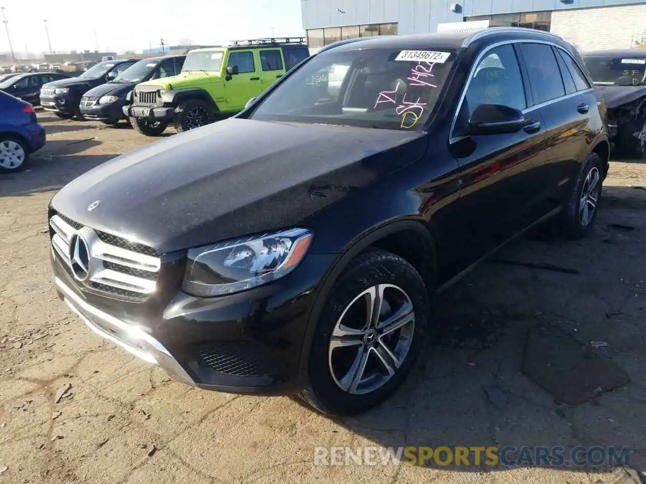 2 Photograph of a damaged car WDC0G4KB4KV133782 MERCEDES-BENZ GLC-CLASS 2019