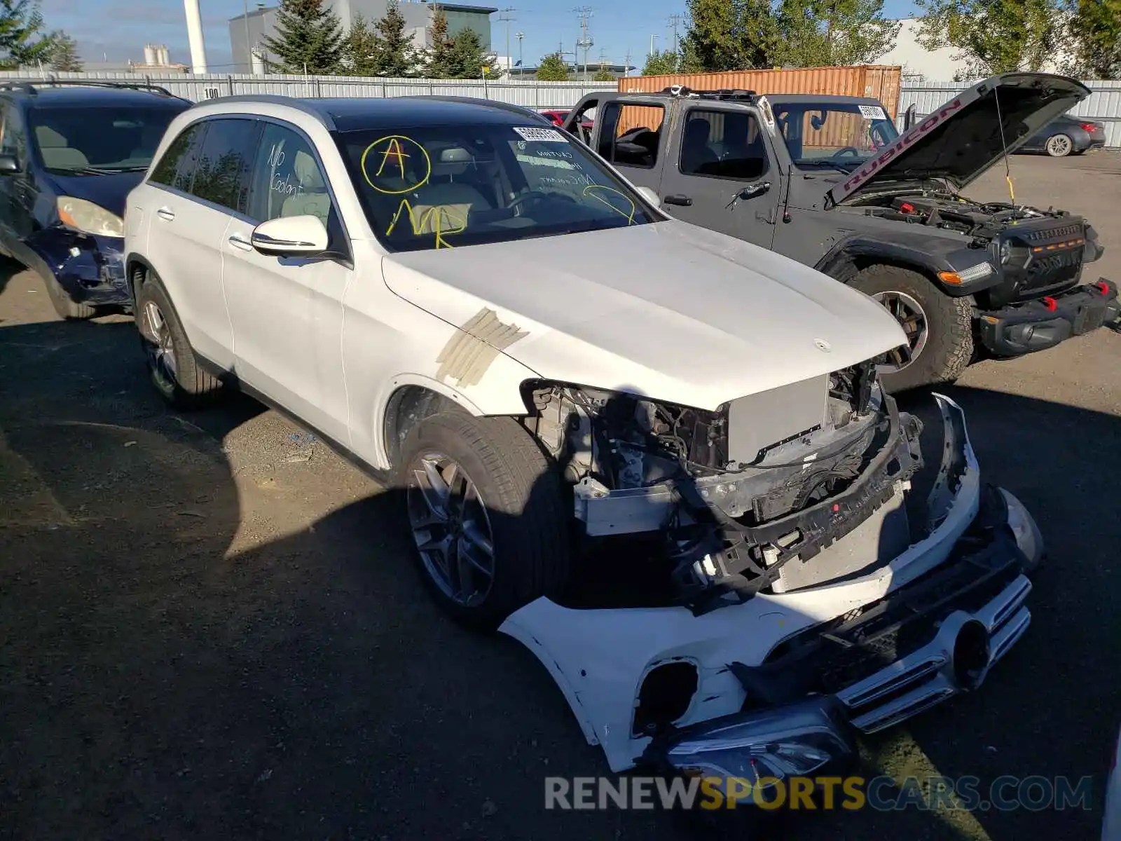 1 Photograph of a damaged car WDC0G4KB4KV166944 MERCEDES-BENZ GLC-CLASS 2019