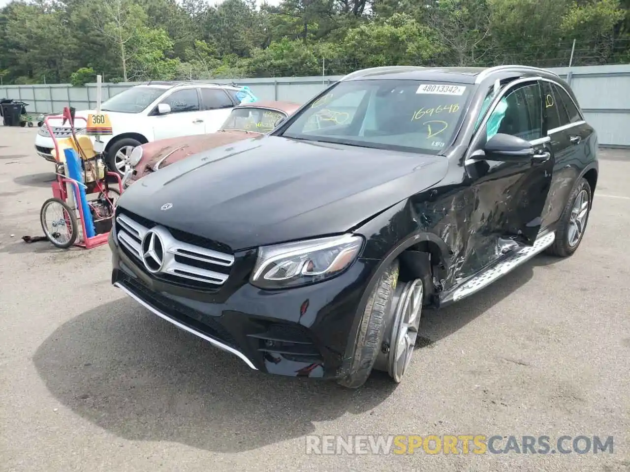 2 Photograph of a damaged car WDC0G4KB4KV169648 MERCEDES-BENZ GLC-CLASS 2019