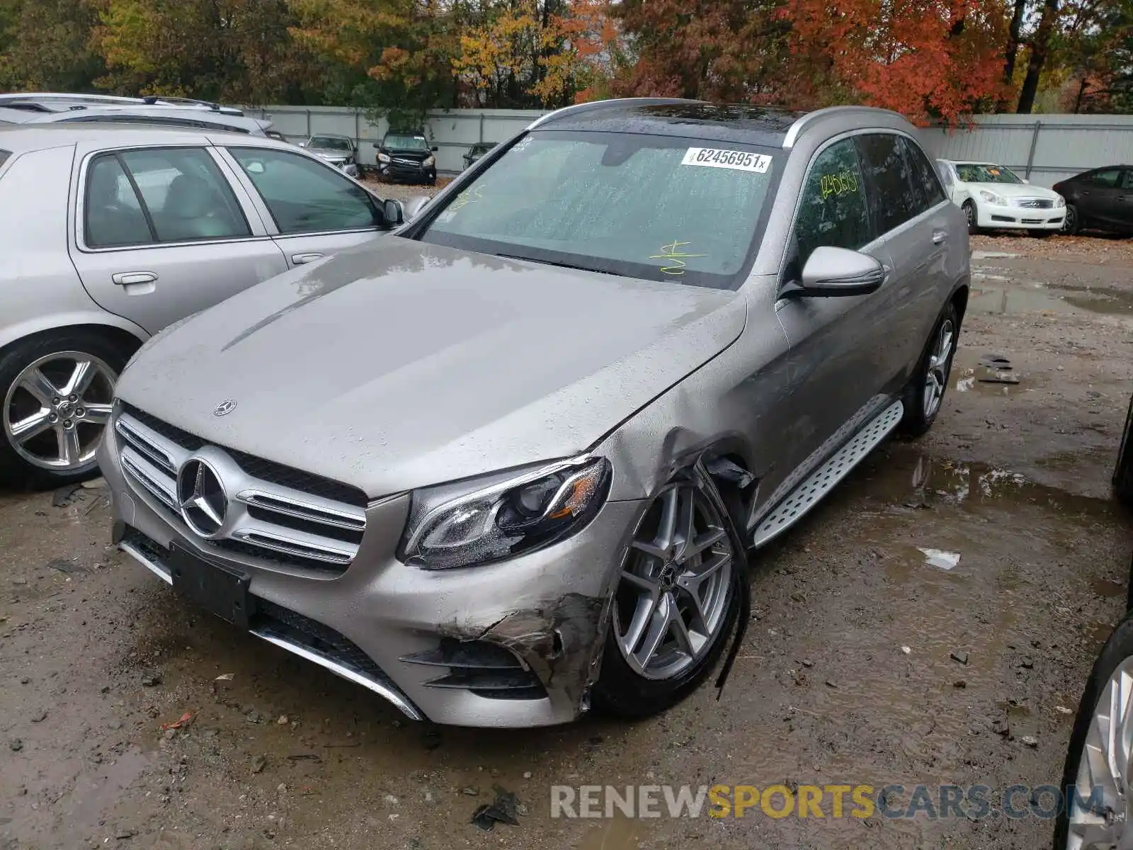 2 Photograph of a damaged car WDC0G4KB4KV180701 MERCEDES-BENZ GLC-CLASS 2019