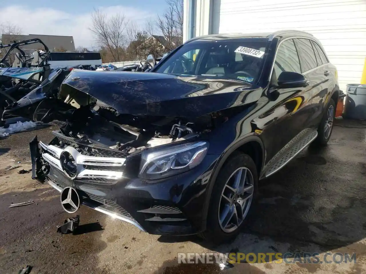 2 Photograph of a damaged car WDC0G4KB4KV183971 MERCEDES-BENZ GLC-CLASS 2019