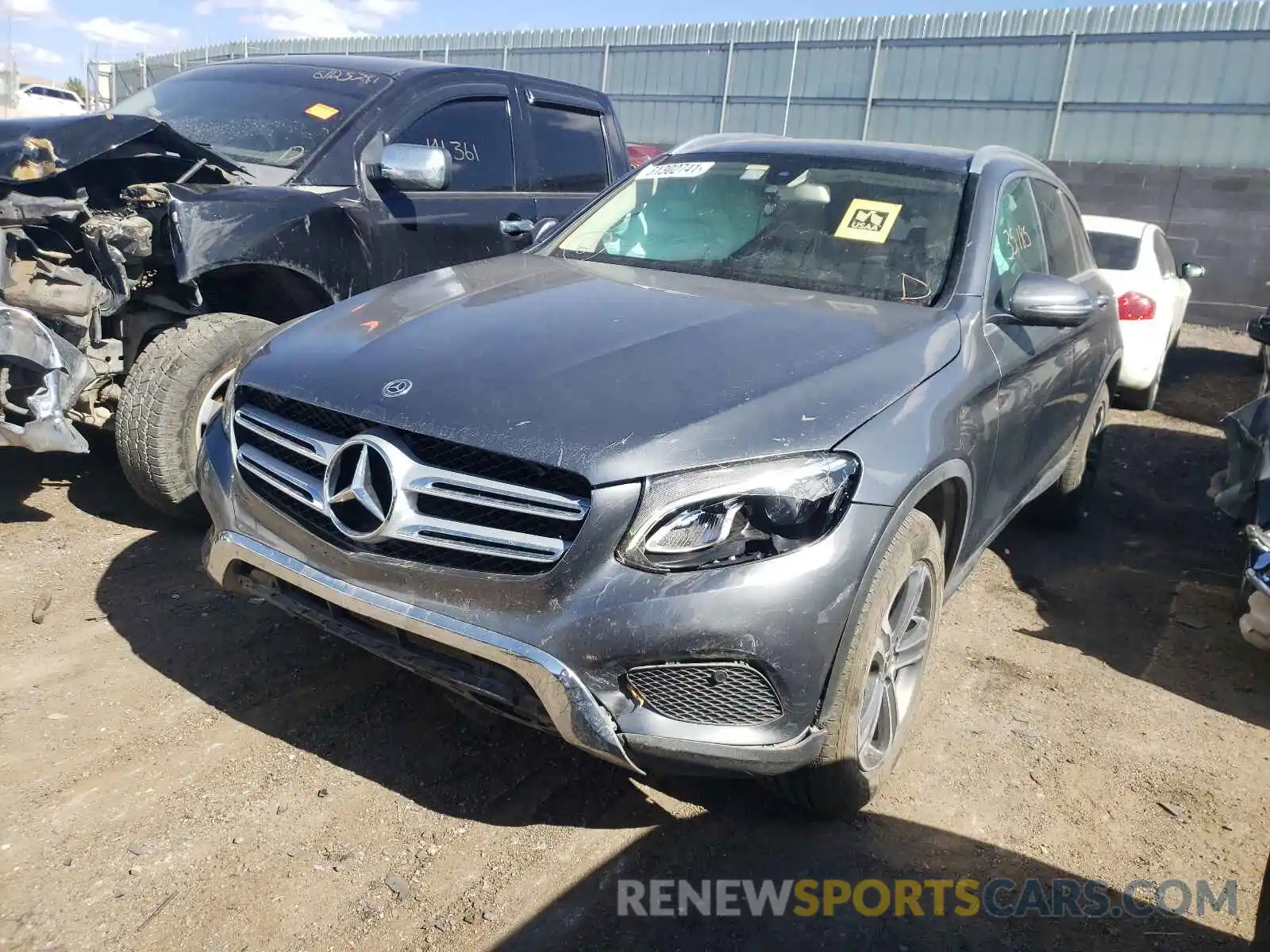 2 Photograph of a damaged car WDC0G4KB4KV192055 MERCEDES-BENZ GLC-CLASS 2019