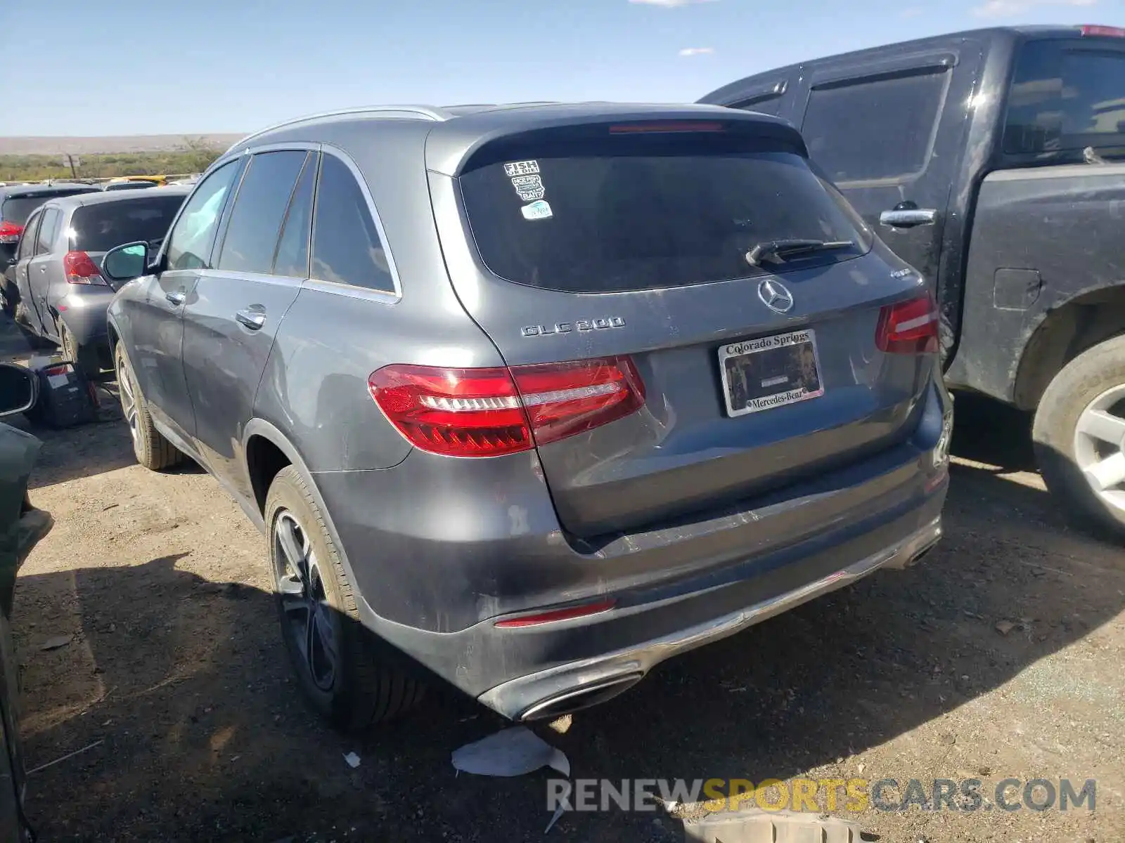 3 Photograph of a damaged car WDC0G4KB4KV192055 MERCEDES-BENZ GLC-CLASS 2019