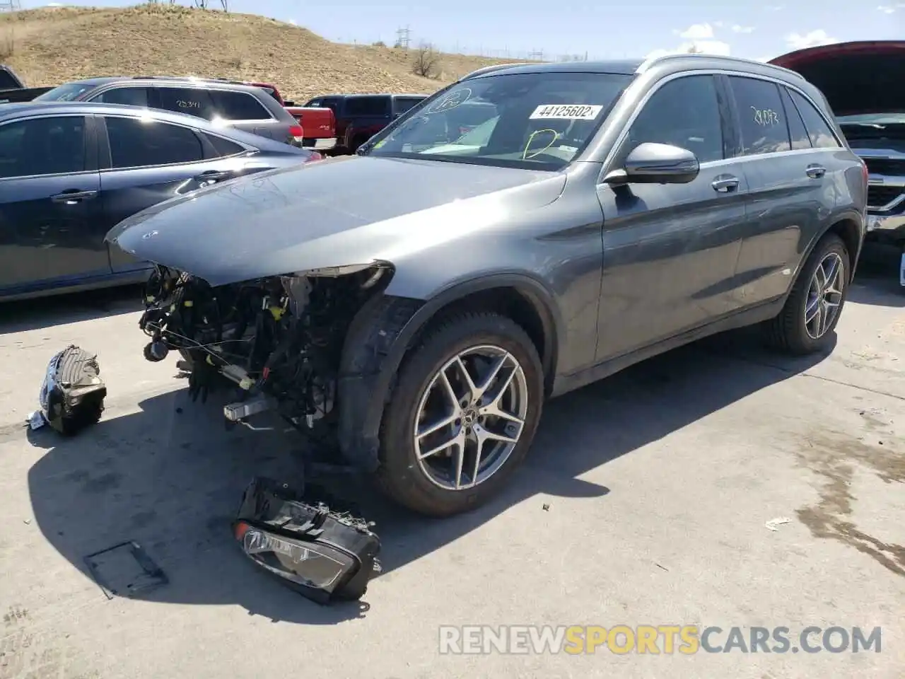 2 Photograph of a damaged car WDC0G4KB5KF486414 MERCEDES-BENZ GLC-CLASS 2019