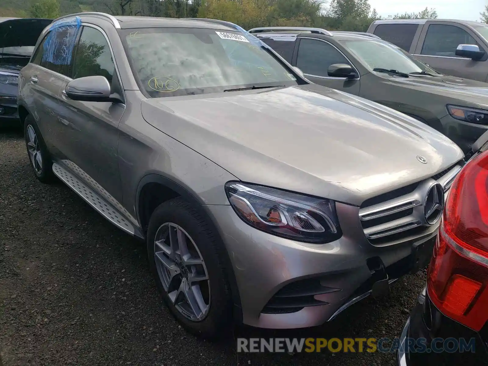 1 Photograph of a damaged car WDC0G4KB5KF659994 MERCEDES-BENZ GLC-CLASS 2019