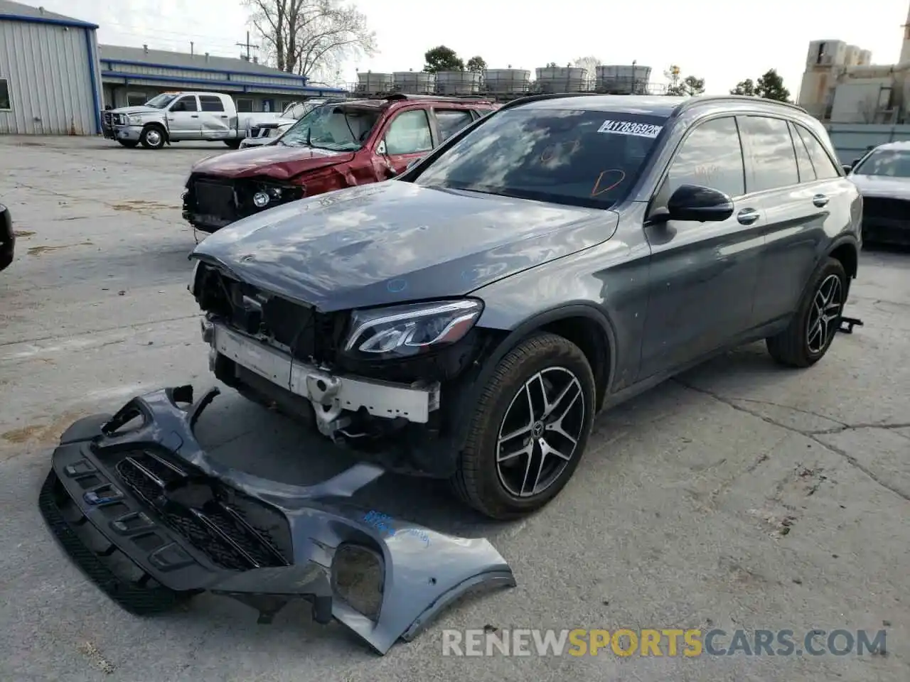 2 Photograph of a damaged car WDC0G4KB5KV148324 MERCEDES-BENZ GLC-CLASS 2019