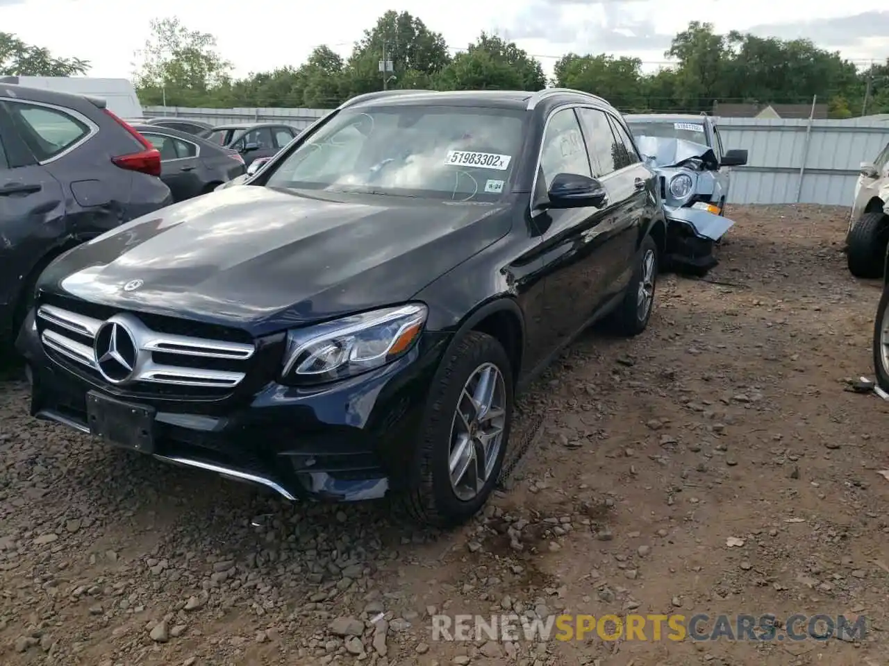 2 Photograph of a damaged car WDC0G4KB5KV190699 MERCEDES-BENZ GLC-CLASS 2019