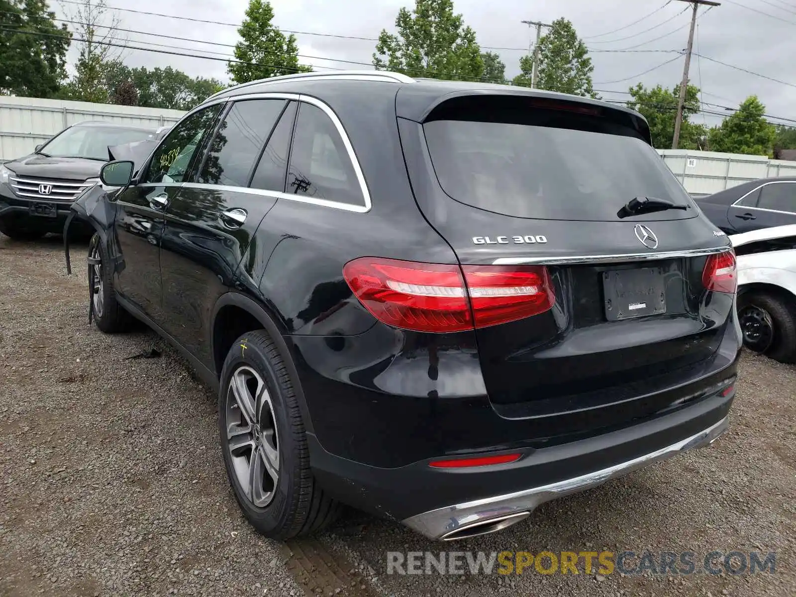 3 Photograph of a damaged car WDC0G4KB6KF567583 MERCEDES-BENZ GLC-CLASS 2019