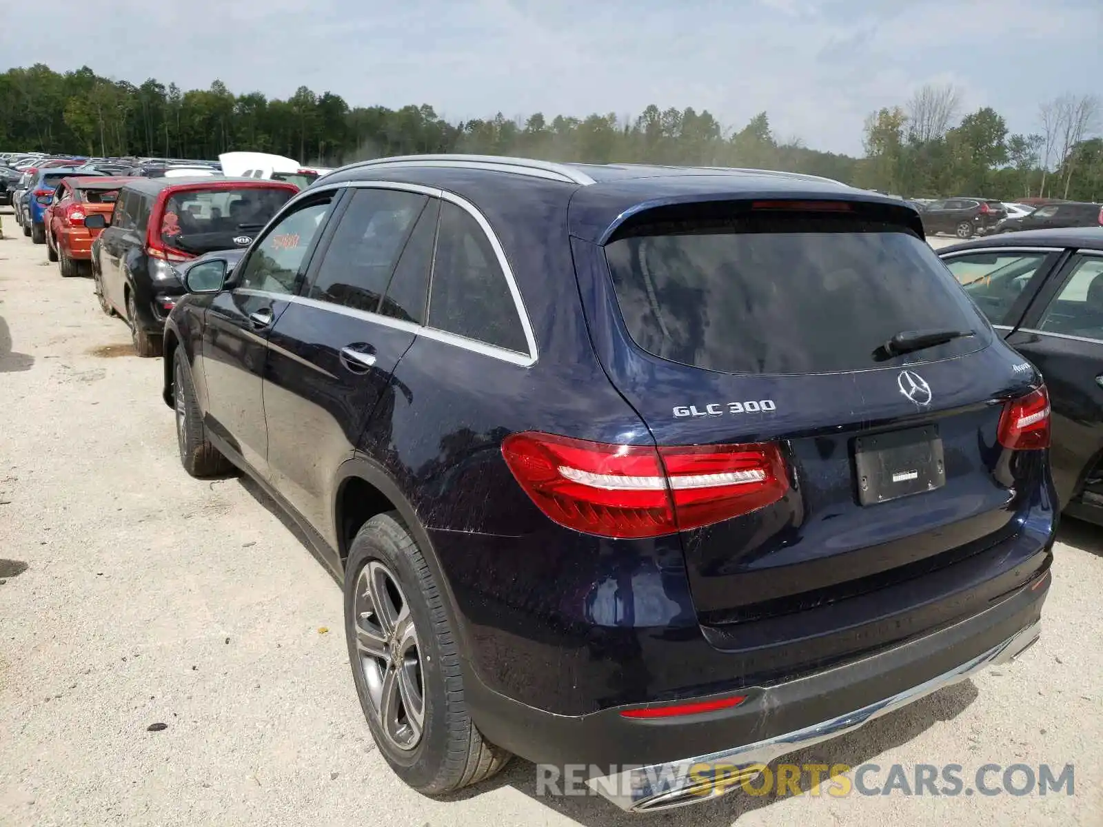 3 Photograph of a damaged car WDC0G4KB6KF576218 MERCEDES-BENZ GLC-CLASS 2019