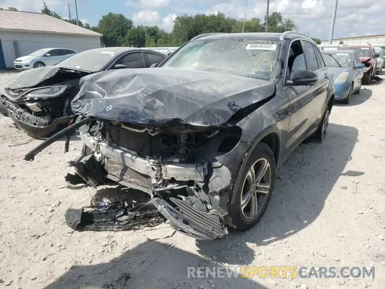 2 Photograph of a damaged car WDC0G4KB6KF581810 MERCEDES-BENZ GLC-CLASS 2019