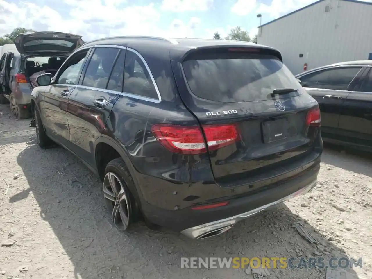 3 Photograph of a damaged car WDC0G4KB6KF581810 MERCEDES-BENZ GLC-CLASS 2019